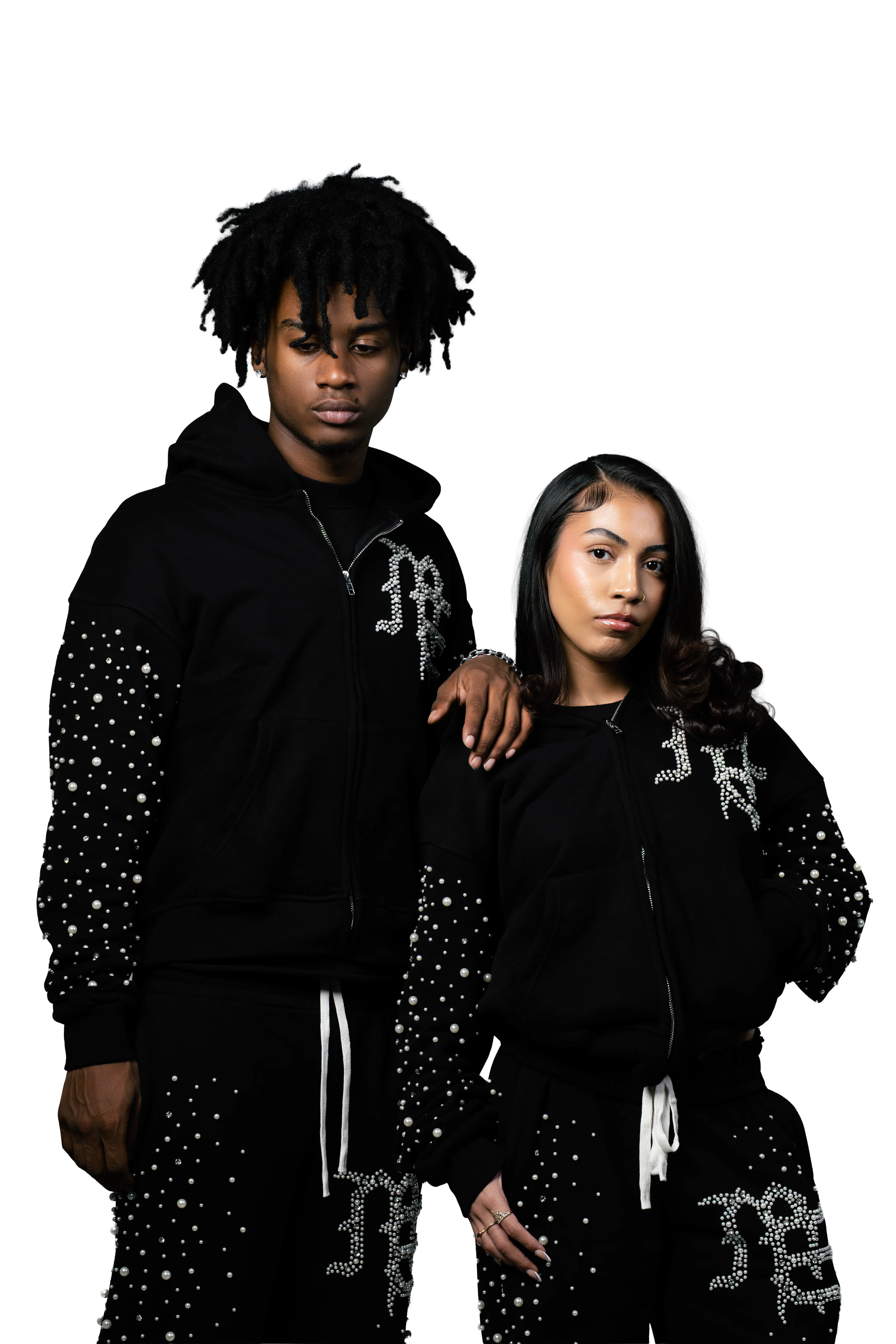 Black ‘Pearl’ Hoodie - Image 5