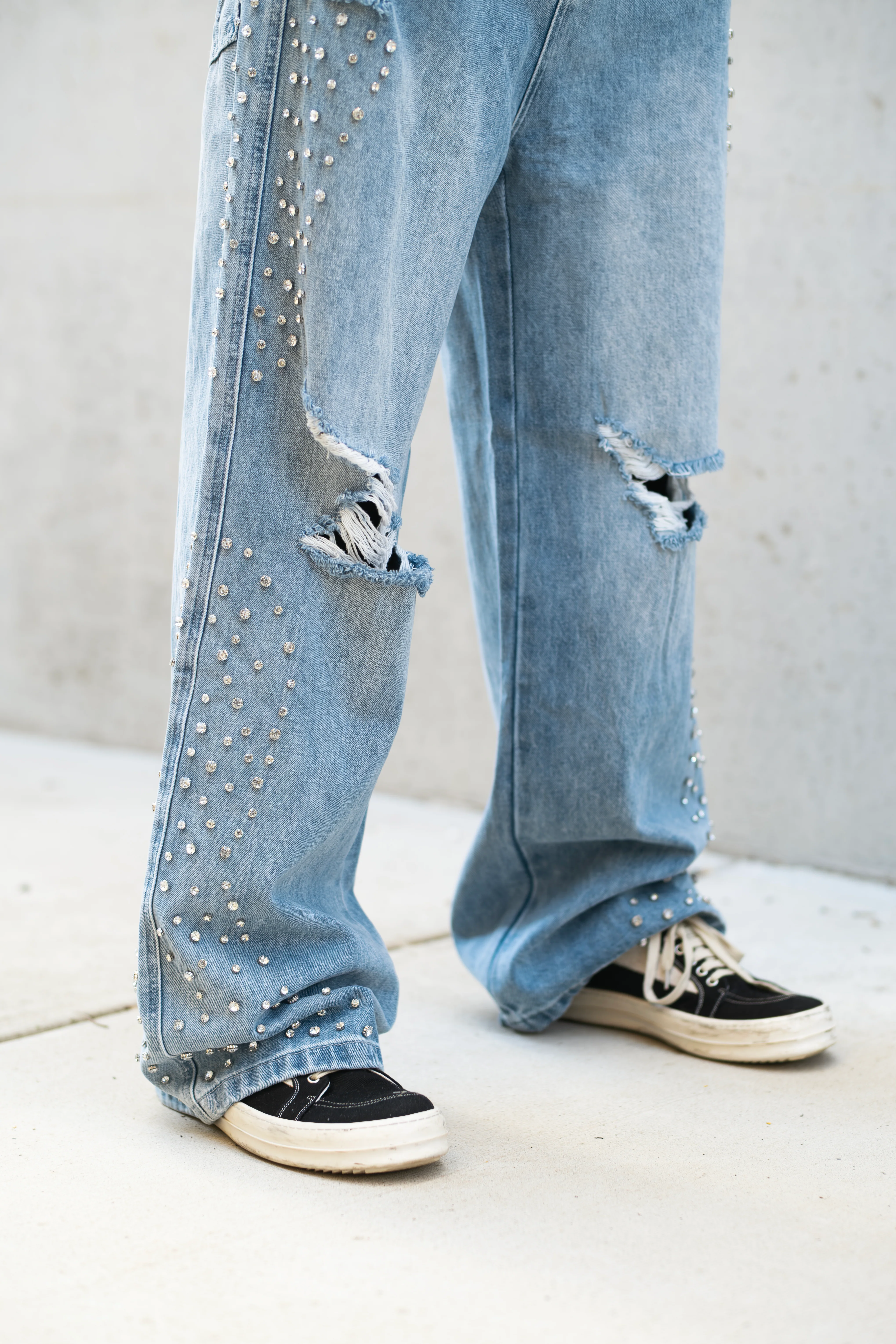 Blue ‘Stone’ Baggy Jeans - Image 5