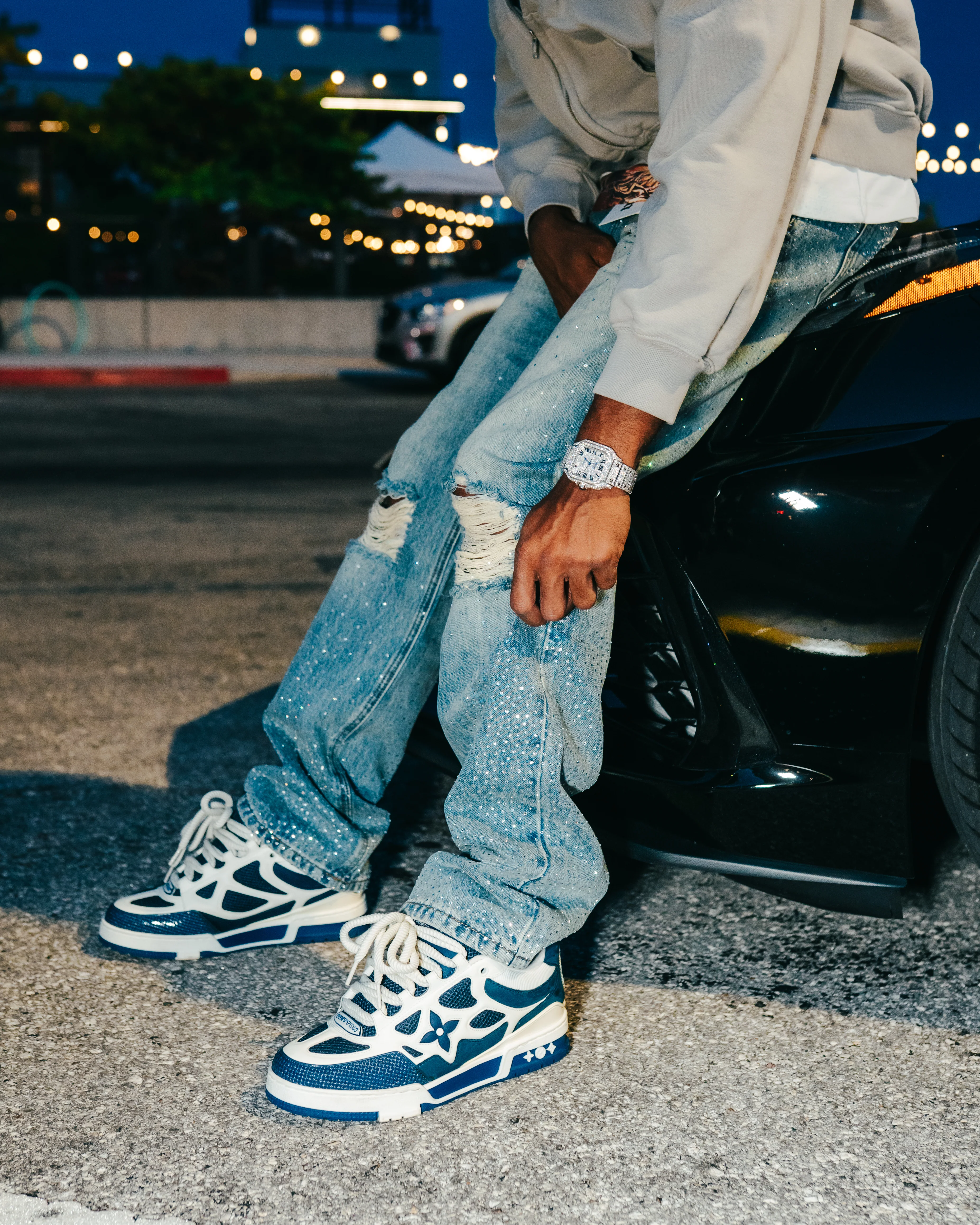 ‘ME’ Rhinestone Jeans - Image 3