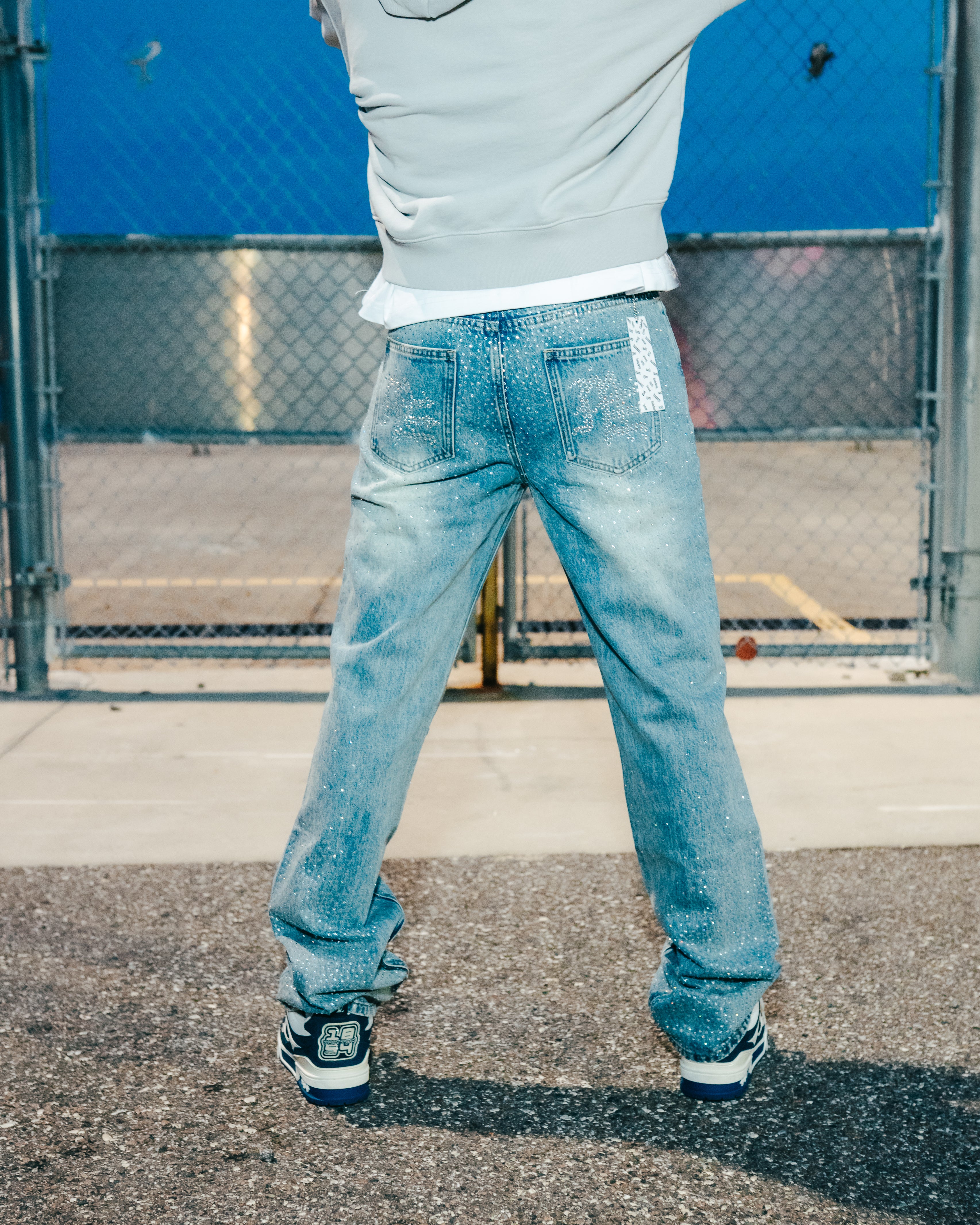 ‘ME’ Rhinestone Jeans - Image 4