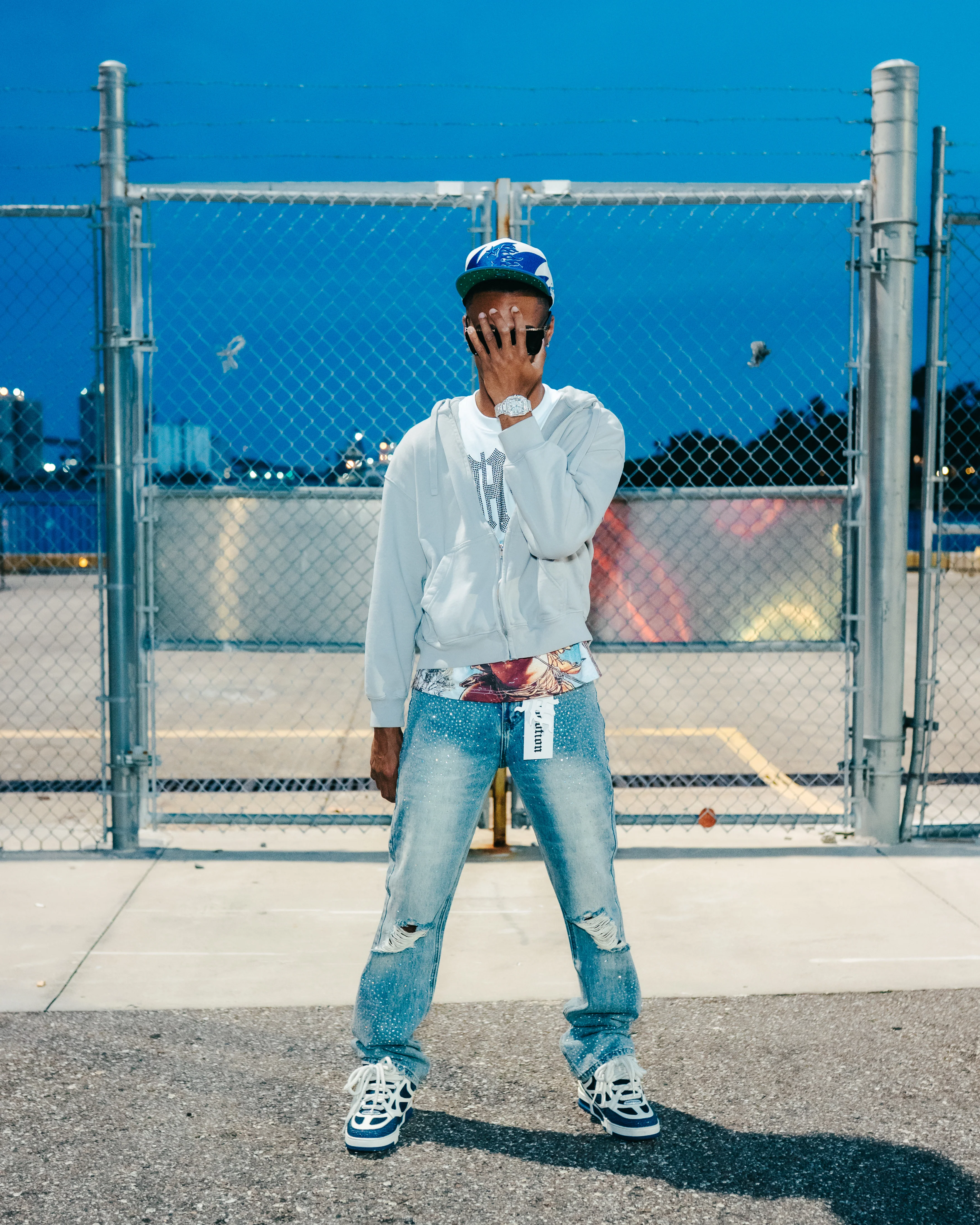 ‘ME’ Rhinestone Jeans - Image 5